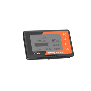 LiTime Smart 500A Battery Monitor Easy-to-Install Shunt with Buzzer Alarm