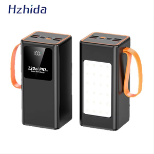 LED Light Camping PD22.5W 50000mAh Super Fast Charging Power Bank Portable Battery Large Capacity Power Station Built In Cable